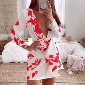 Black & Red Mini Dress